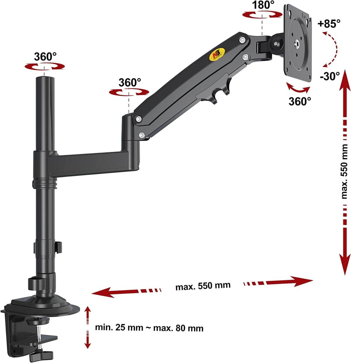 Monitor Support Desktop Mount morocco