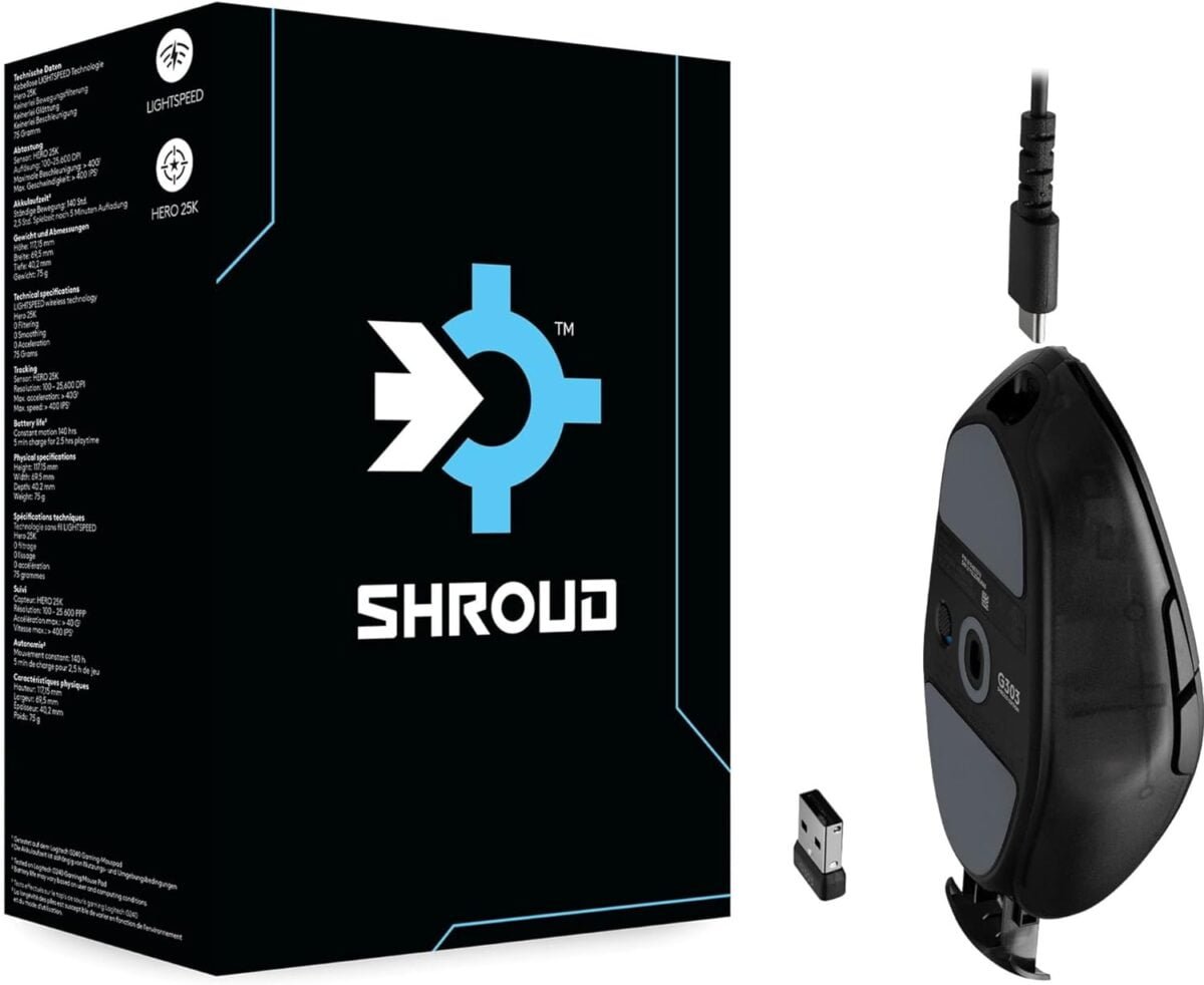 Logitech G303 Shroud Edition Wireless maroc