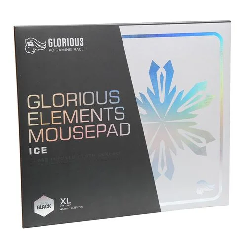 Glorious Elements Mousepad - ICE Glasspad maroc