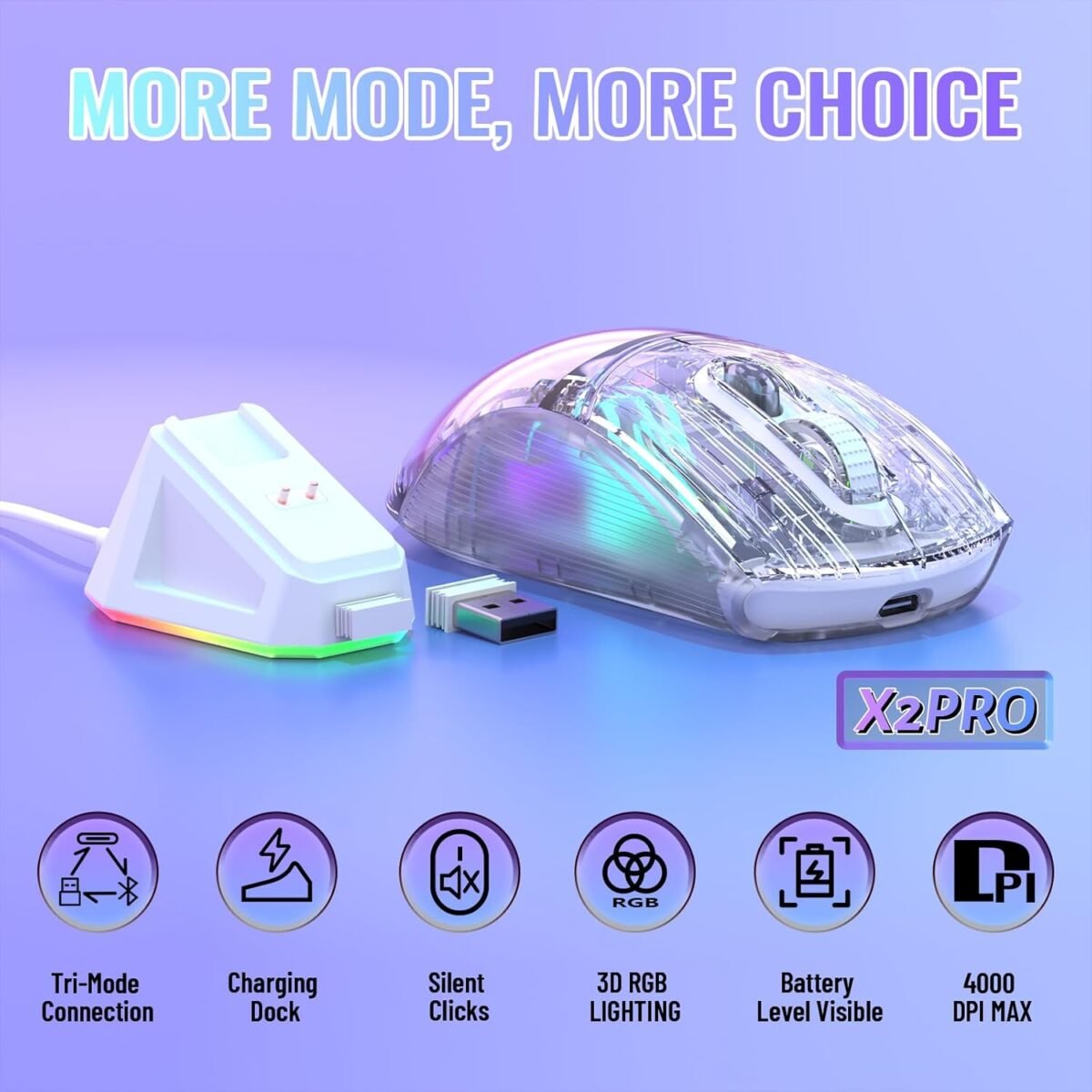 Attack Shark X2 Pro Wireless Gaming Mouse