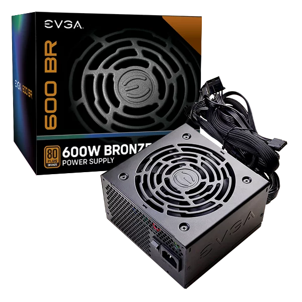 EVGA 600 BR, 80+ BRONZE 600W Power Supply maroc