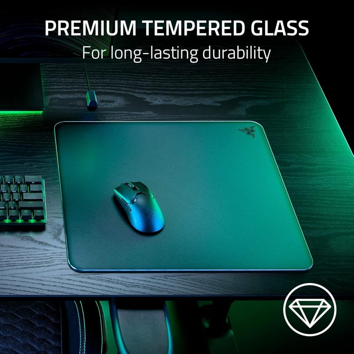 Razer Atlas Tempered Glass Mousepad morocco