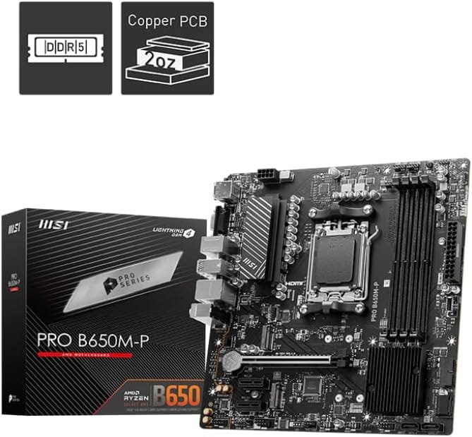 MSI B650M-P PRO Series AMD Motherboard