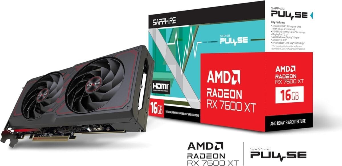 AMD Radeon RX 7600 XT Pulse 16GB maroc